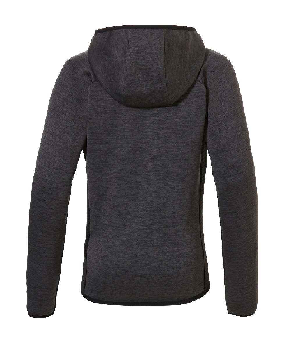 Grizzly tekenwerend fleecejack Toronto grijs/zwart voor kinderen - bij KOX online bestellen | XX76136