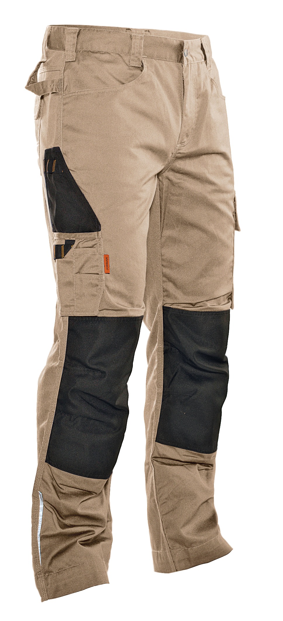  Pantalon de manutention Jobman 2321 kaki/noir - commander en ligne chez KOX | XXJB2321K 