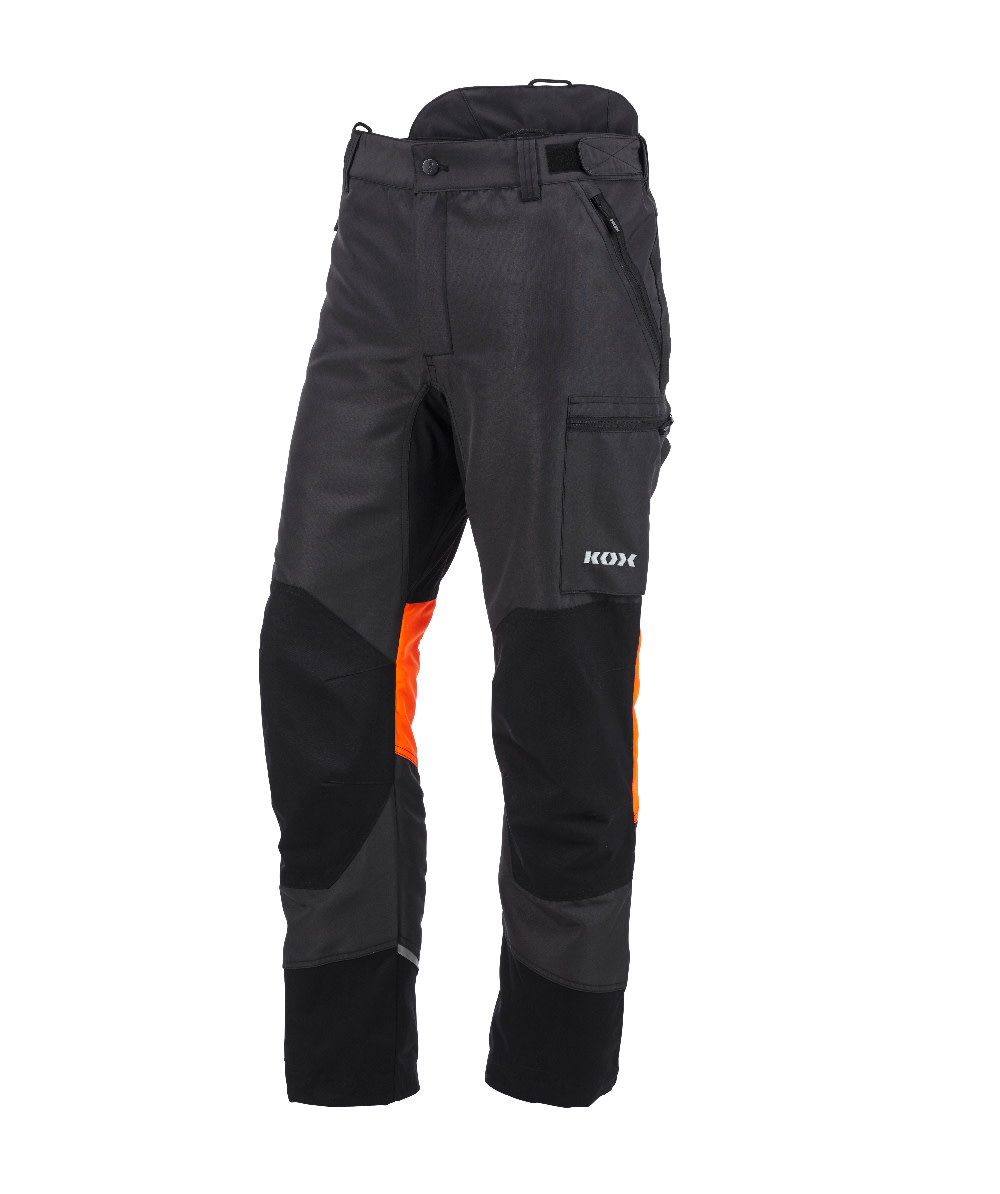  KOX Schnittschutzhose Duro 3.0 Anthrazit/Orange - bei KOX online bestellen | XX71232 