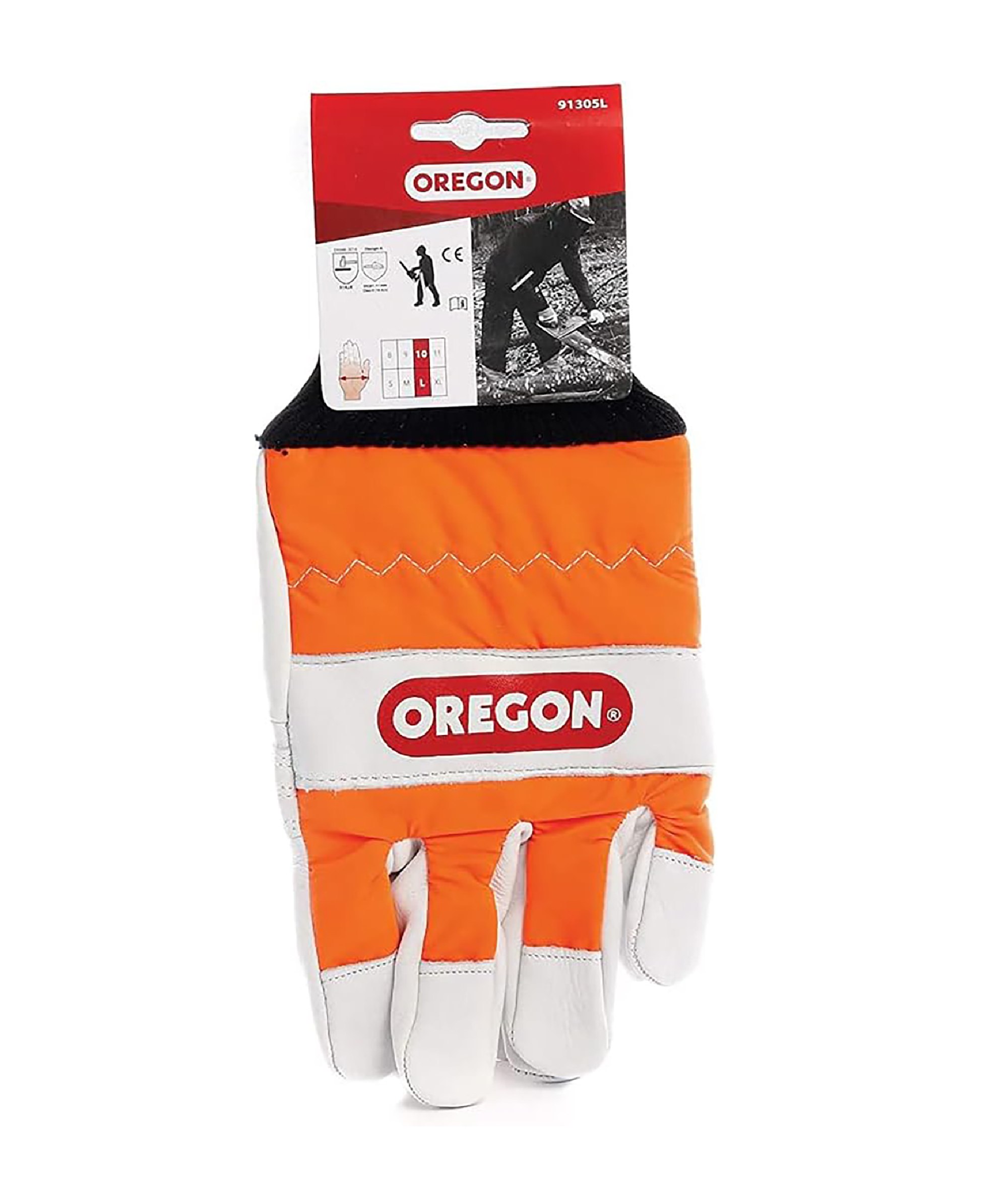  Oregon Schnittschutzhandschuhe / Schutzhandschuhe Orange - bei KOX online bestellen | 91305 