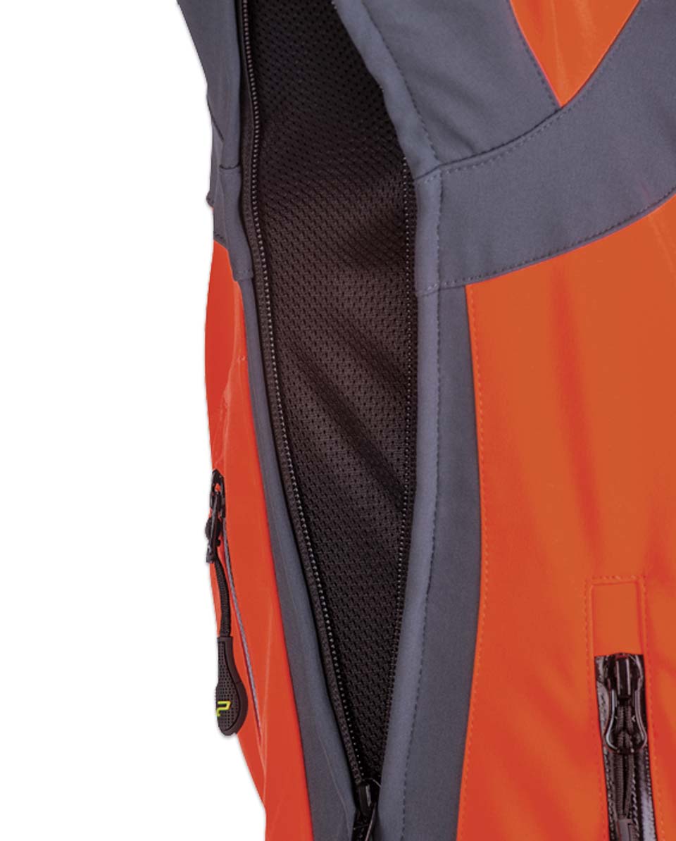 PSS Softshelljacke X-treme Shell Orange/Grau - bei KOX online bestellen | XX76112