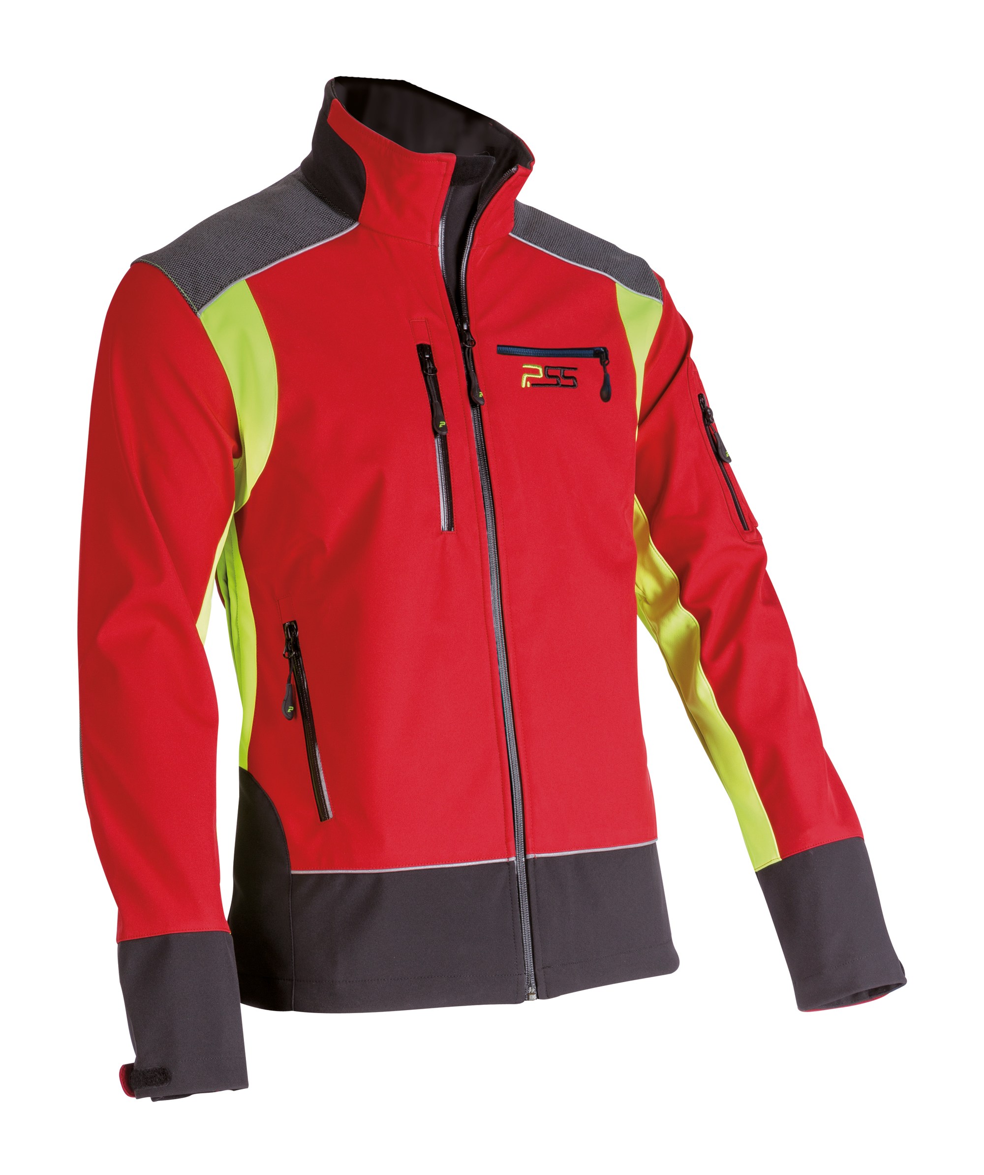  PSS Softshelljacke X-treme Shell Rot/Gelb - bei KOX online bestellen | XX76110 