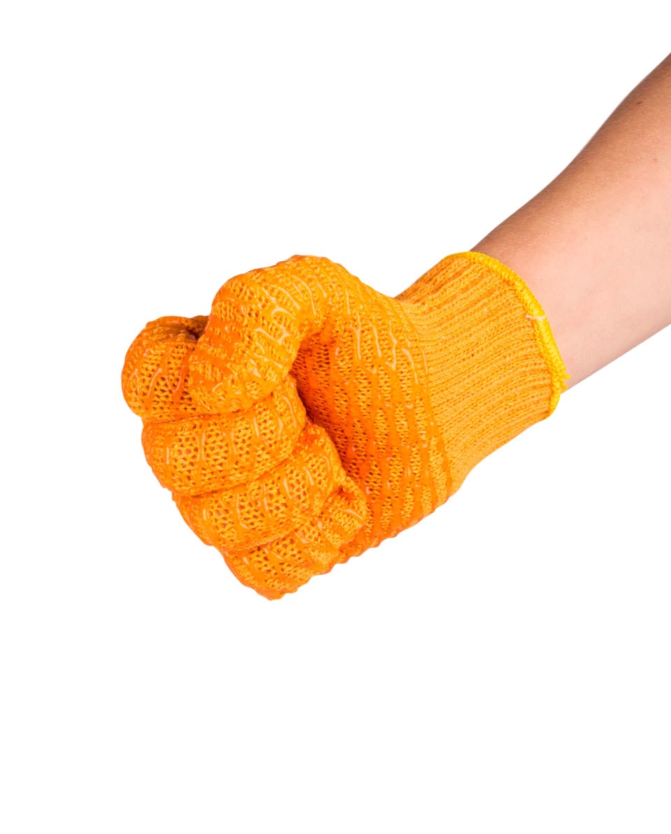 teXXor Strickhandschuhe / Forsthandschuhe Criss Cross Orange - bei KOX online bestellen | XX75101