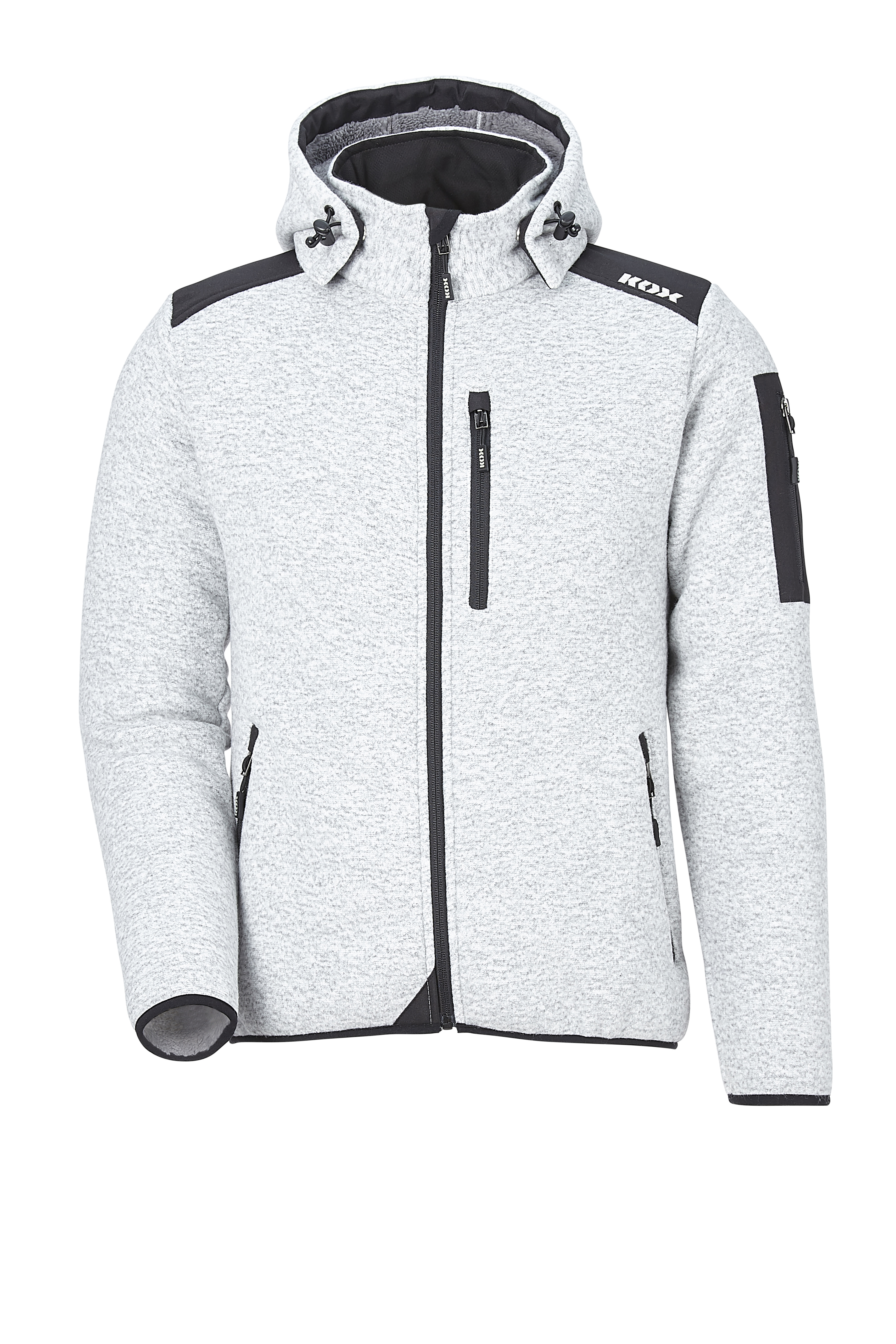 KOX Fleecejacke Damen Wei/Grau - bei KOX online bestellen | XX76124