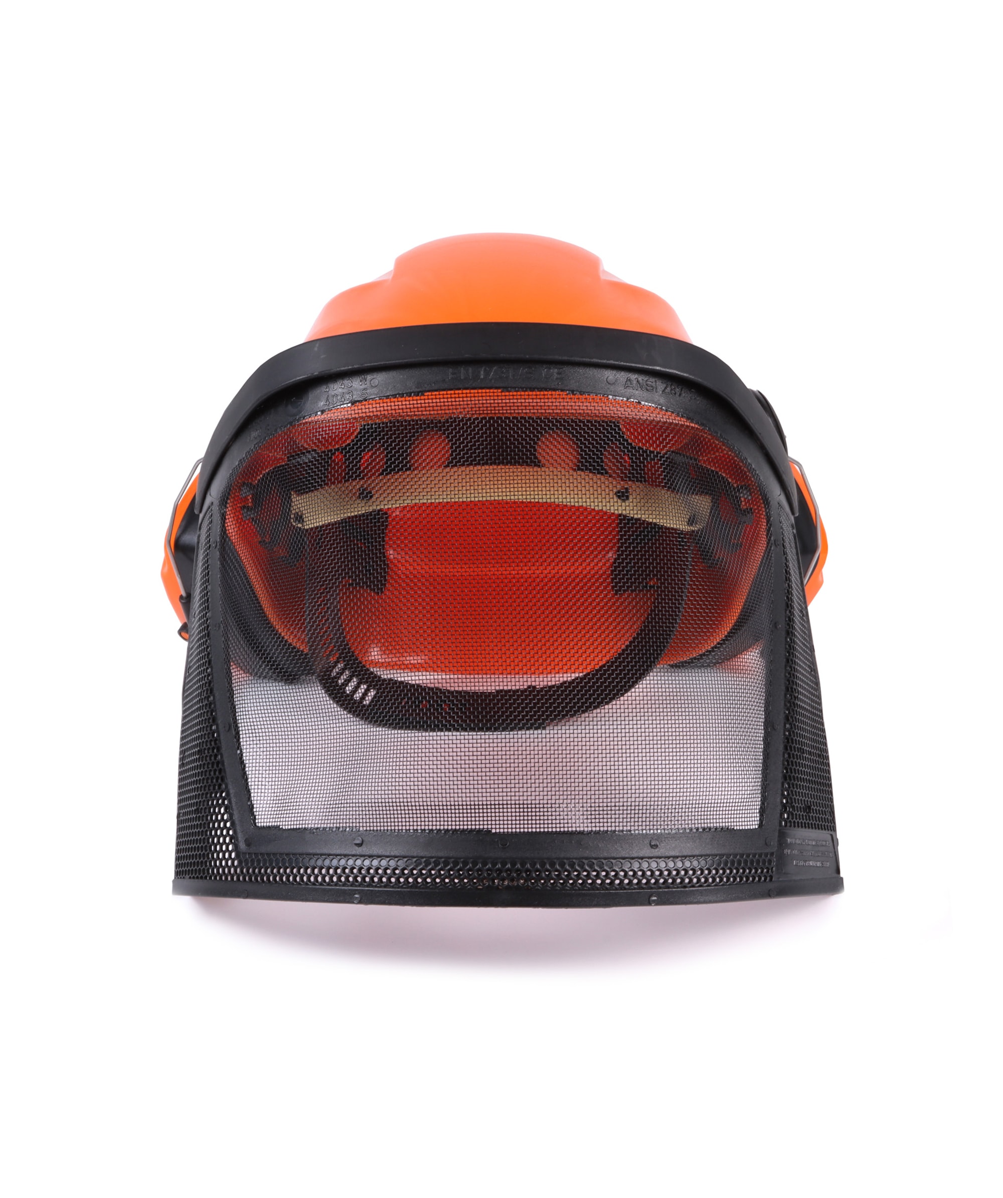  Casque forestier Enha avec protection anti-bruit et visire OAK Orange - commander en ligne chez KOX | XX74106-02 