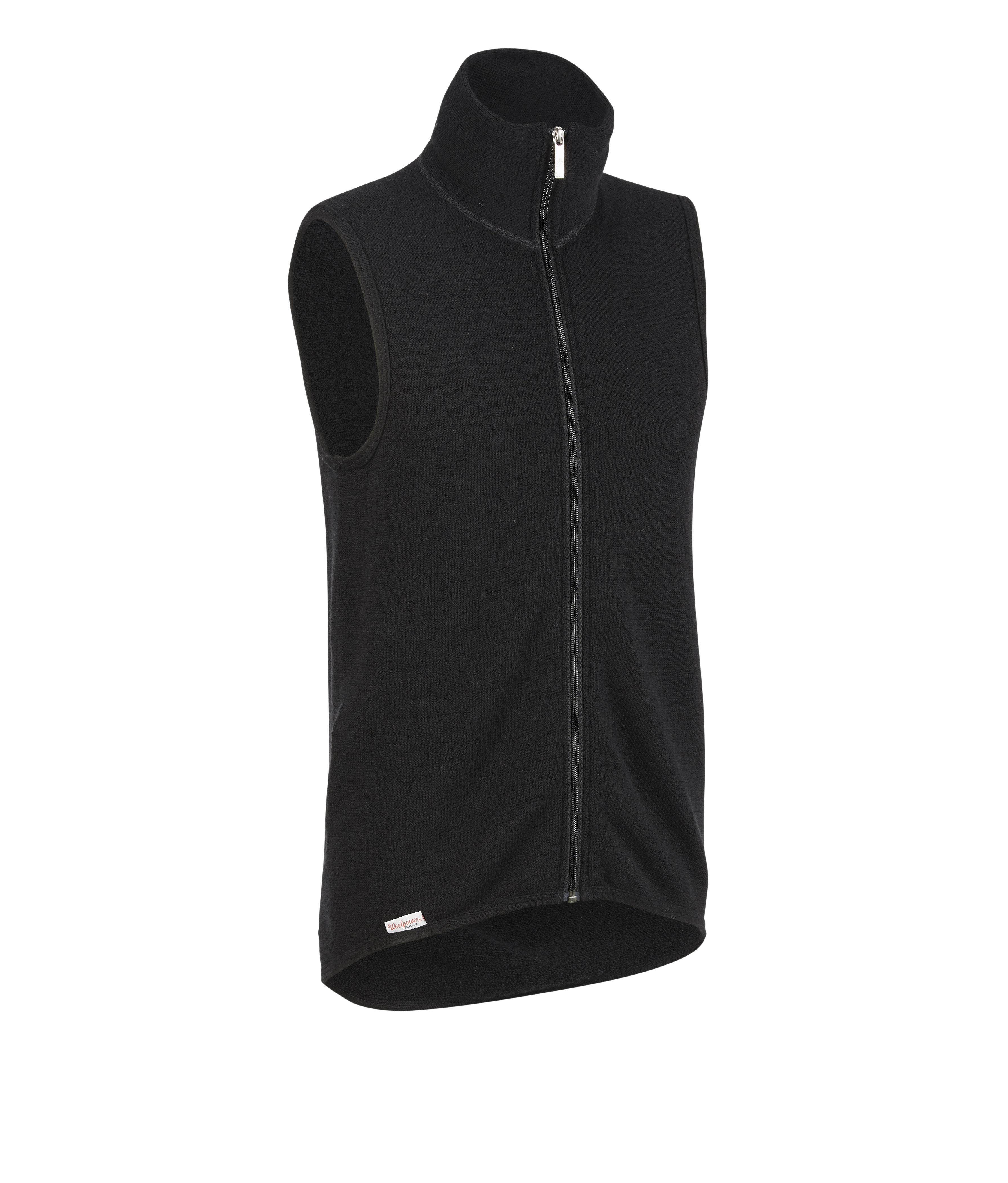  Woolpower Vest 400 gebreid vest / vest van merinowol black - bij KOX online bestellen | XXWP7244S 