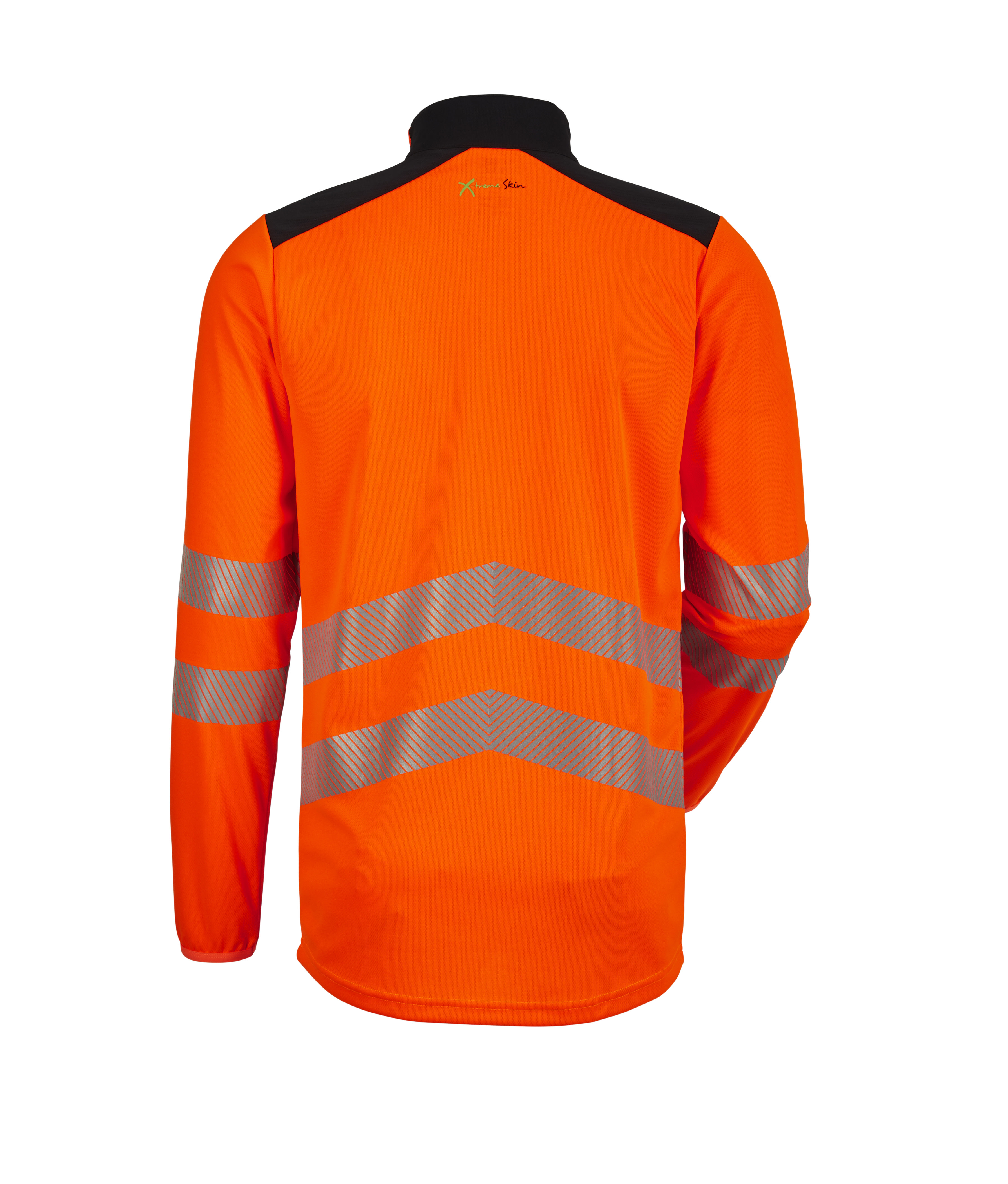 Chemise fonctionnelle PSS / Chemise fonctionnelle couleurs de signalisation X-treme Skin manches longues orange/noir - commander en ligne chez KOX | XX77149