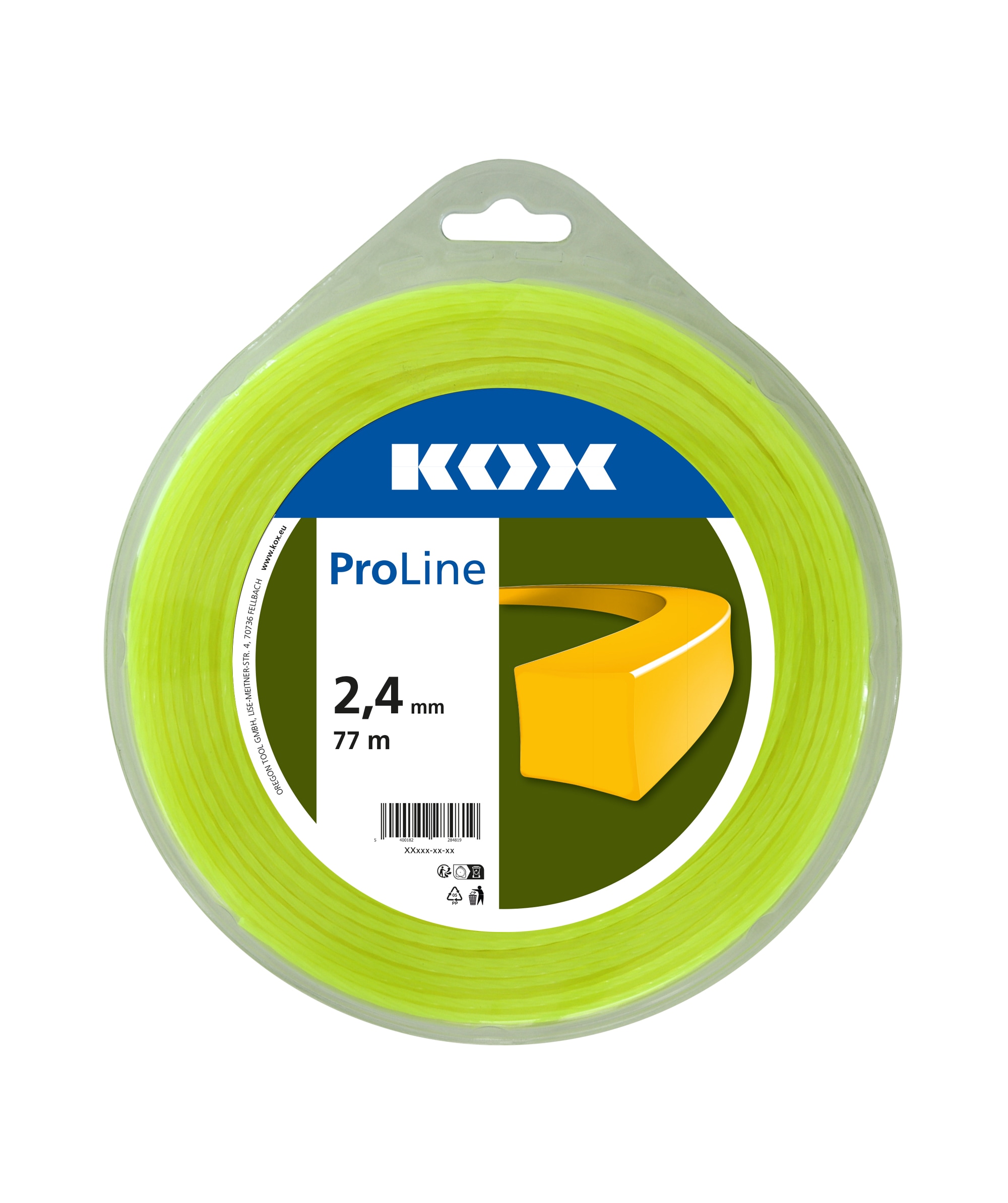 KOX ProLine maaidraad vierkant - bij KOX online bestellen | XXF212