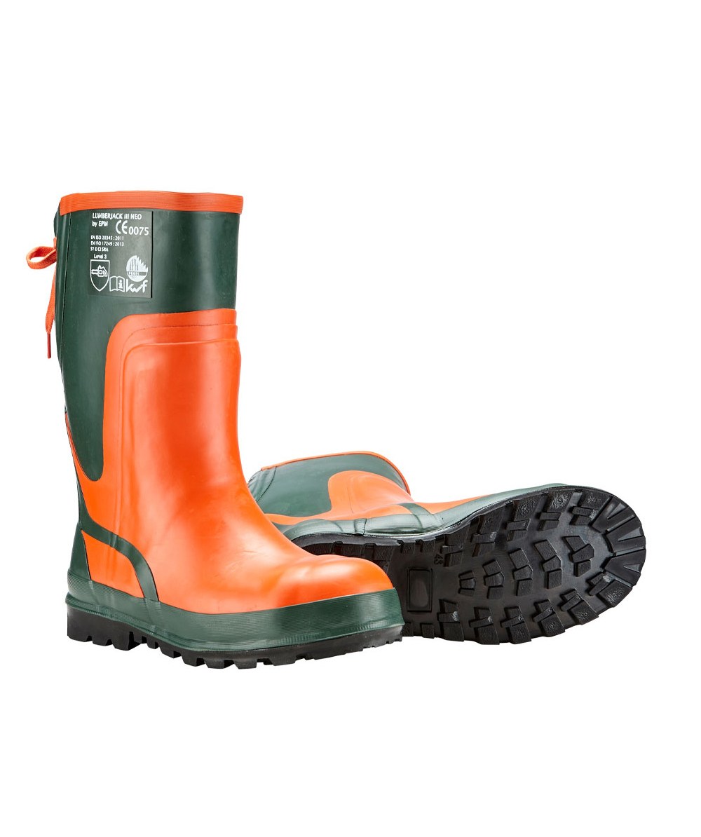 Bottes de protection anti-coupures en caoutchouc Lumberjack III Neo de KOX - commander en ligne chez KOX | XX73208