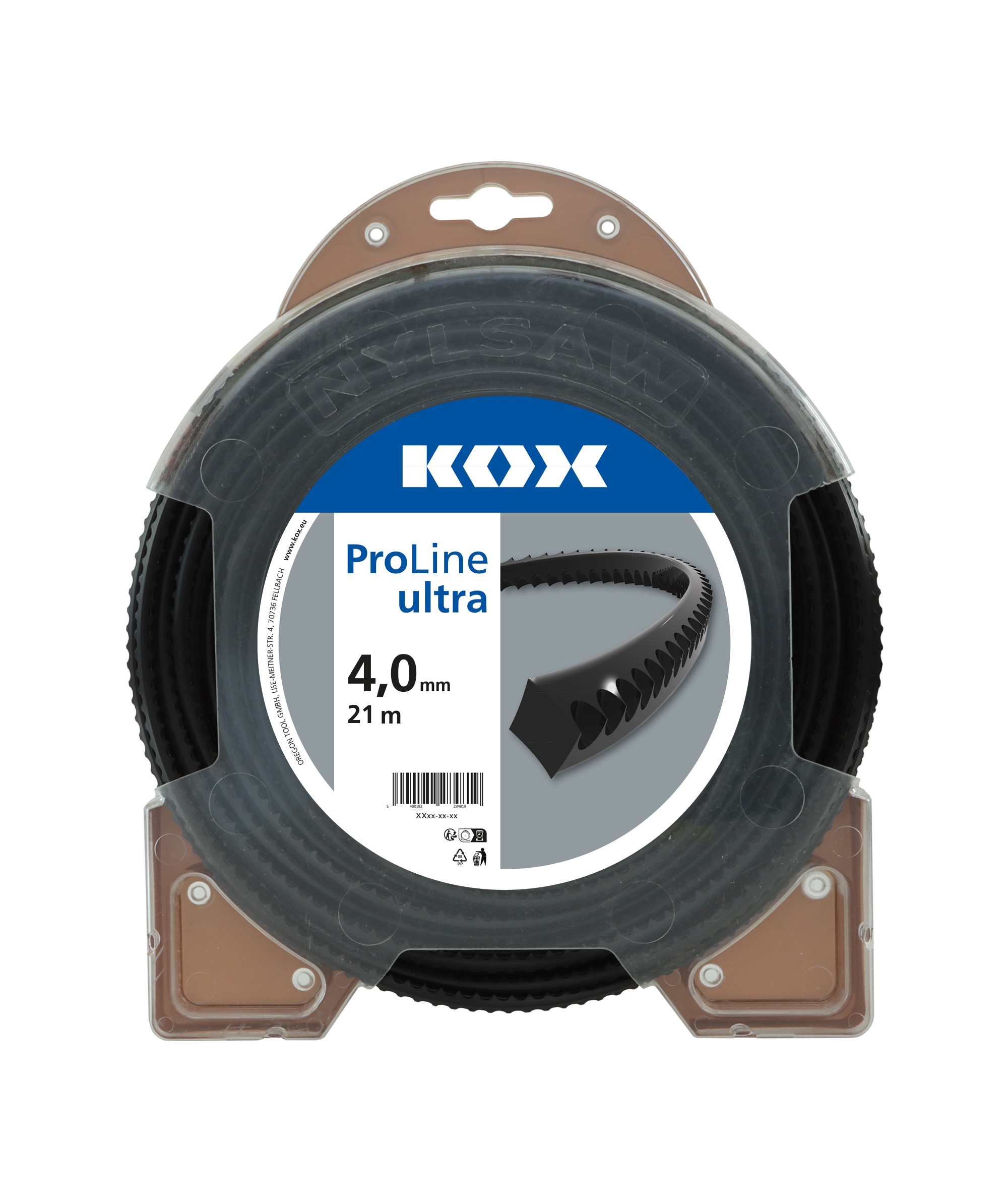KOX Freischneidefaden ProLine Ultra 4, 5 mm Durchmesser, 16 m Lnge - bei KOX online bestellen | XXF220-45-12