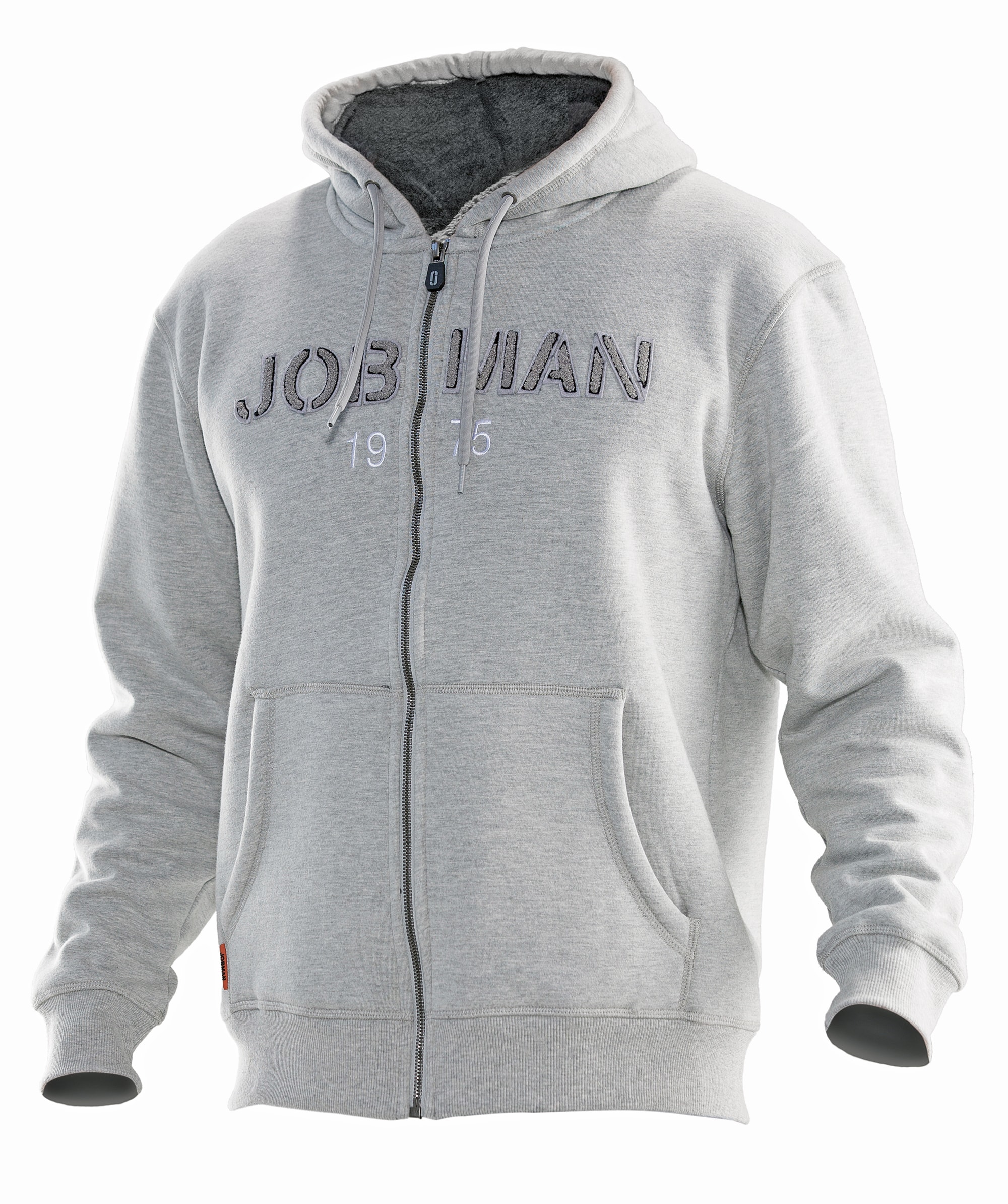  Jobman Sweatshirt Jacke 5154 Grau - bei KOX online bestellen | XXJB5154G 