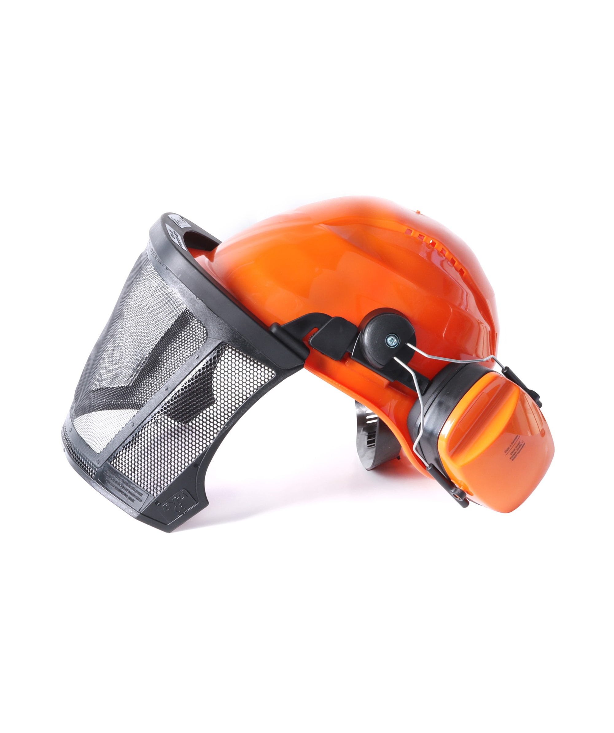 Casque forestier Enha avec protection anti-bruit et visire OAK Orange - commander en ligne chez KOX | XX74106-02