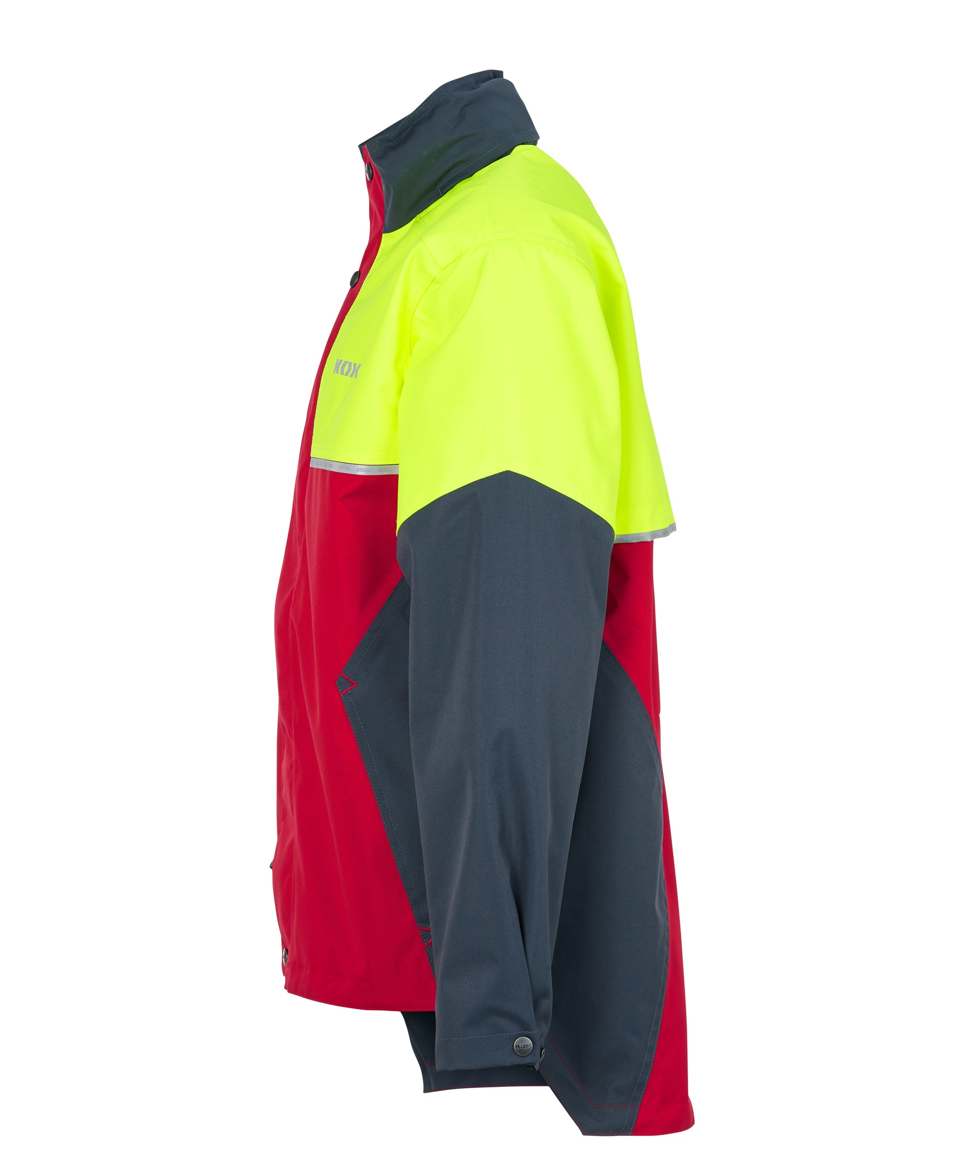 KOX Regenjacke wasserdicht Aquatex 2.0 Rot/Gelb - bei KOX online bestellen | XX72409