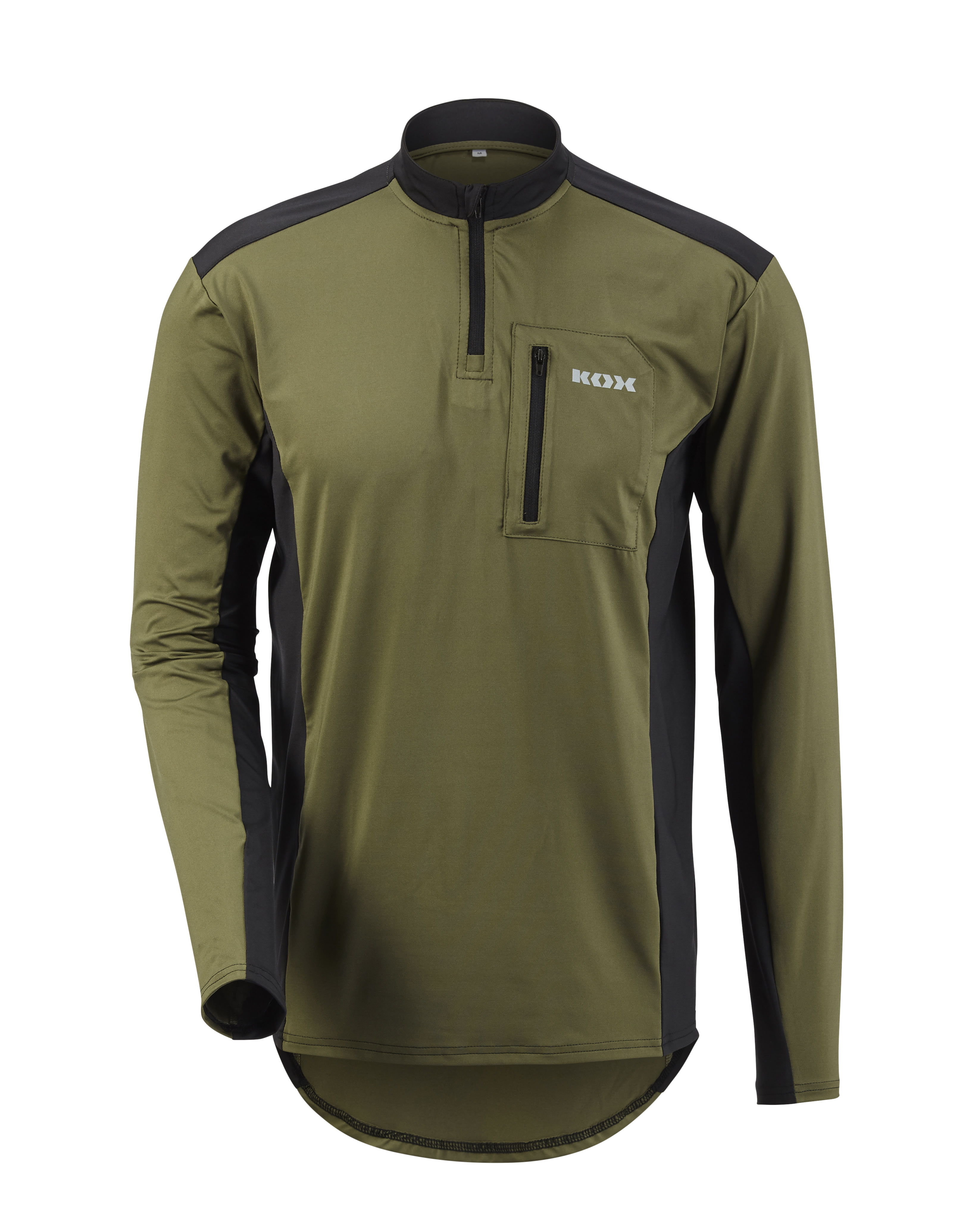 KOX Chemise fonctionnelle  manches longues Vert olive - commander en ligne chez KOX | XX77184