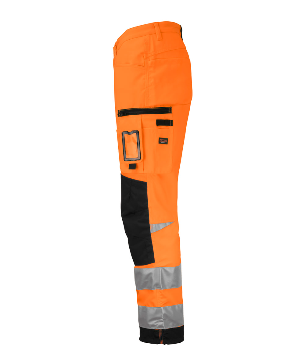 Pantalon de travail HiVis 2221 Star de Jobman orange/noir - commander en ligne chez KOX | XXJB2221O