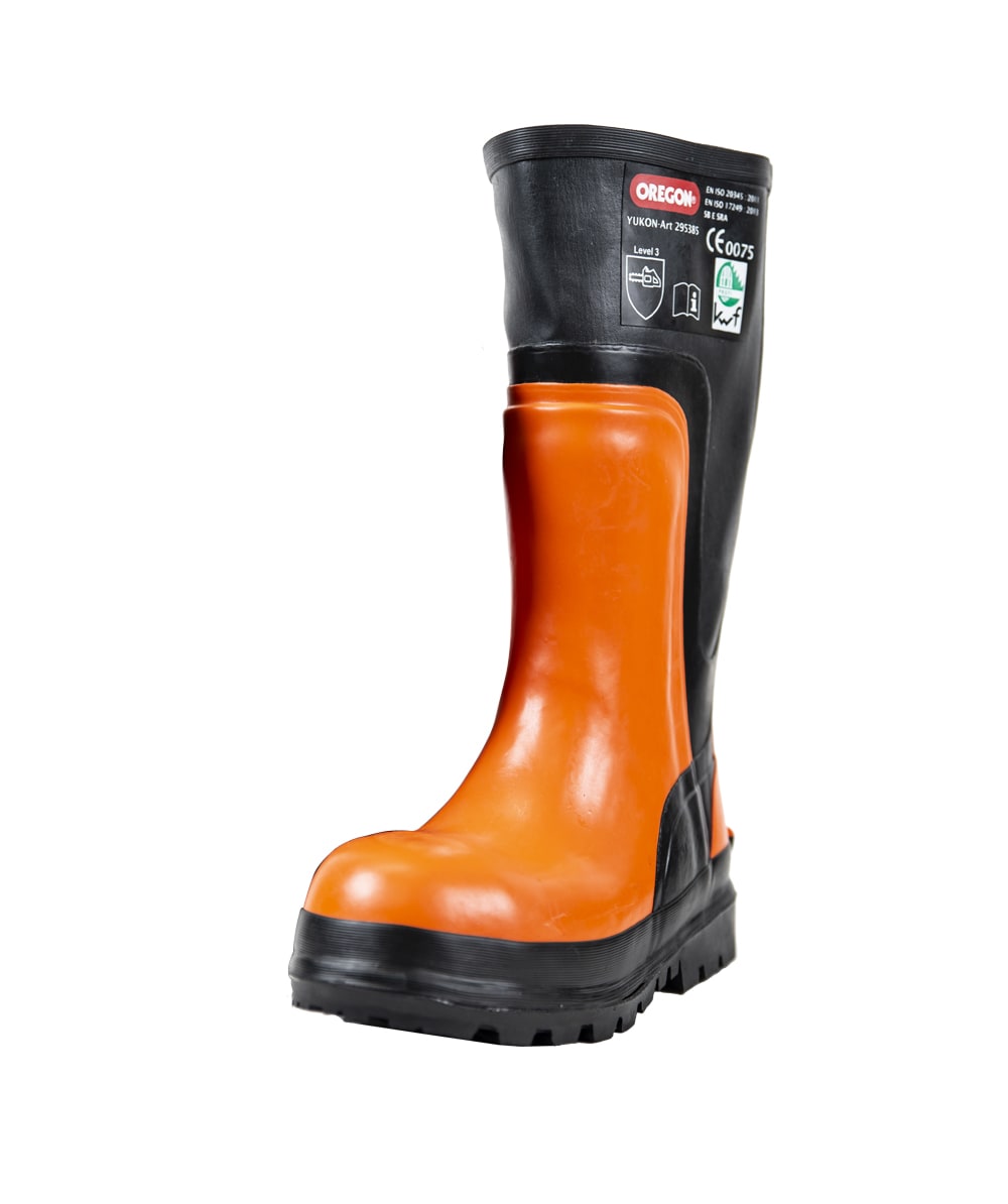  Bottes en caoutchouc anti-coupures Oregon Yukon orange/noir - commander en ligne chez KOX | 295385 