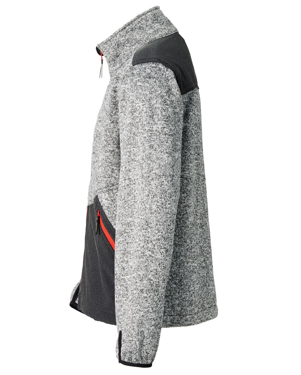 Veste softshell Jobman 1247 gris/rouge - commander en ligne chez KOX | XXJB1247GR