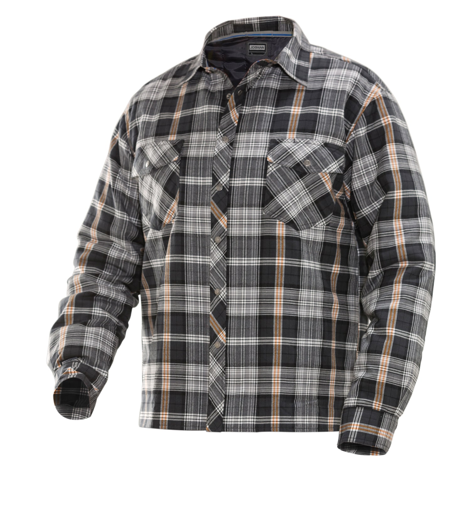  Jobman Flanellen shirt, gevoerd 5157 - bij KOX online bestellen | XXJB5157G 