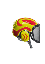 PROTOS Casque forestier / casque de protection KOX Integral Arborist F39 jaune fluo/rouge - commander en ligne chez KOX | XX74133