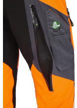 PSS Schnittschutzhose X-treme Air Orange/Grau - bei KOX online bestellen | XX71210