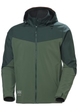 Helly Hansen Softshelljacke Oxford Hooded Spruce / Darkest Spruce - bei KOX online bestellen | XXHH74290GR