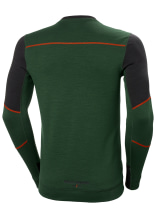 Helly Hansen Crewneck  Rundhalshemd Lifa Merino langarm Green Ebony - bei KOX online bestellen | XXHH75106GR