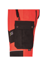 PSS Schnittschutzhose X-treme Breeze HiVis Neonrot 54 - bei KOX online bestellen | XX71239-54
