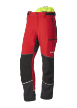 KOX-snijbeschermingsbroek stretch Elch 3.0 rood/geel - bij KOX online bestellen | XX71236