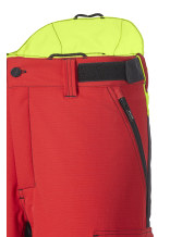 KOX-snijbeschermingsbroek stretch Elch 3.0 rood/geel - bij KOX online bestellen | XX71236