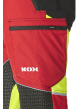 KOX Schnittschutzhose Light 2.0 Rot/Gelb - bei KOX online bestellen | XX71237-110