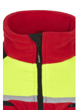 PFANNER Fleecejacke Jobby Colour Rot/Neongelb - bei KOX online bestellen | XX76166