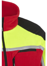 PFANNER Fleecejacke Jobby Colour Rot/Neongelb - bei KOX online bestellen | XX76166