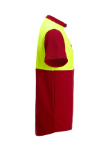 PFANNER Funktionsshirt Zipp Neck Kurzarm Rot/Neongelb - bei KOX online bestellen | XX77199