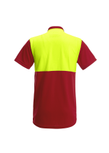 PFANNER Funktionsshirt Zipp Neck Kurzarm Rot/Neongelb - bei KOX online bestellen | XX77199
