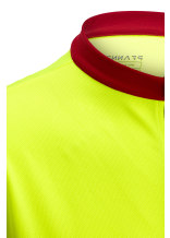 PFANNER Funktionsshirt Zipp Neck Kurzarm Rot/Neongelb - bei KOX online bestellen | XX77199