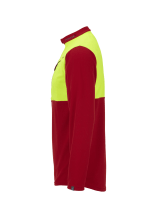 PFANNER Funktionsshirt Zipp Neck Langarm Rot/Neongelb - bei KOX online bestellen | XX77200