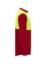 PFANNER Funktionsshirt Zipp Neck Langarm Rot/Neongelb - bei KOX online bestellen | XX77200