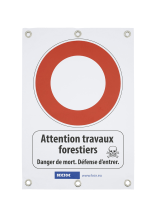 KOX Bannire d’information  pour le bcheronnage et la chasse - commander en ligne chez KOX | XX9732-FR