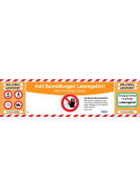 Absperrbanner f�r Forstwege in Baden-W�rttemberg Mesh - bei KOX online bestellen | XX9733-2-BW