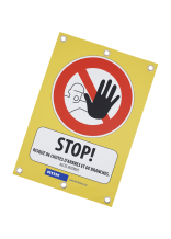 KOX Bche de signalisation/barrage chutes darbres et de branches - commander en ligne chez KOX | XX9734-FR