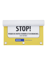 KOX Bche de signalisation/barrage chutes darbres et de branches - commander en ligne chez KOX | XX9734-FR