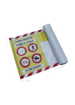 Bannire d’avertissement/de dlimitation KOX FR  Stop ! Abattage d’arbres ! Danger de mort !  - commander en ligne chez KOX | XX9772-FR