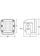 Osram LED werklamp LEDriving Cube VX80-SP 2-pack - bij KOX online bestellen | XXASOWL110