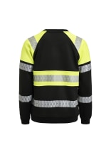 Jobman HiVis-sweatshirt 5224 zwart/geel - bij KOX online bestellen | XXJB5224G