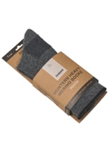 Seeland Jagdsocken Heavy Field Merino Grey Melange/Black - bei KOX online bestellen | XXSL5592035-43