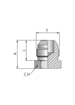 FB Hydraulic afsluitplug JIC - bij KOX online bestellen | XXST210-0000