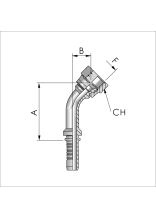 FB Hydraulic Pressnippel JIC - bei KOX online bestellen | XXST4241-0000