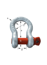 Schakel boutdiameter 11 mm / gebogen - bij KOX online bestellen | XXOSRU11