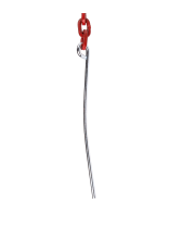 Chane  maillons carrs avec crochet  boucle et aiguille  percer, qualit 8, force de traction admissible LC 3250 daN, longueur 2, 5 m, chane  7 mm - commander en ligne chez KOX | XXGLKSN-07-25
