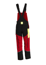 Salopette de protection anti-coupures KOX Mistral 3.0 rouge/jaune - commander en ligne chez KOX | XX71114